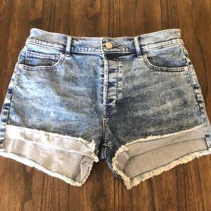 express denim shorts